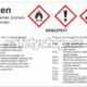 Značení nebezpečných látek a obalů - GHS štítky s názvem: Xylen