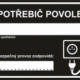 Značení elektro - Text: Spotřebič povolen (černý)