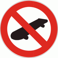 Značení budov, prostorů a vstupů - Označení místnosti (Piktogramy): Zákaz skateboardů (Kruh)