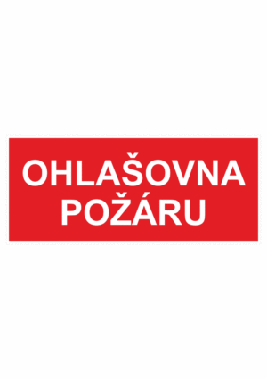 Minisymbol pro DZP a evakuační plány: Ohlašovna požáru - Dokumentace požární ochrany
