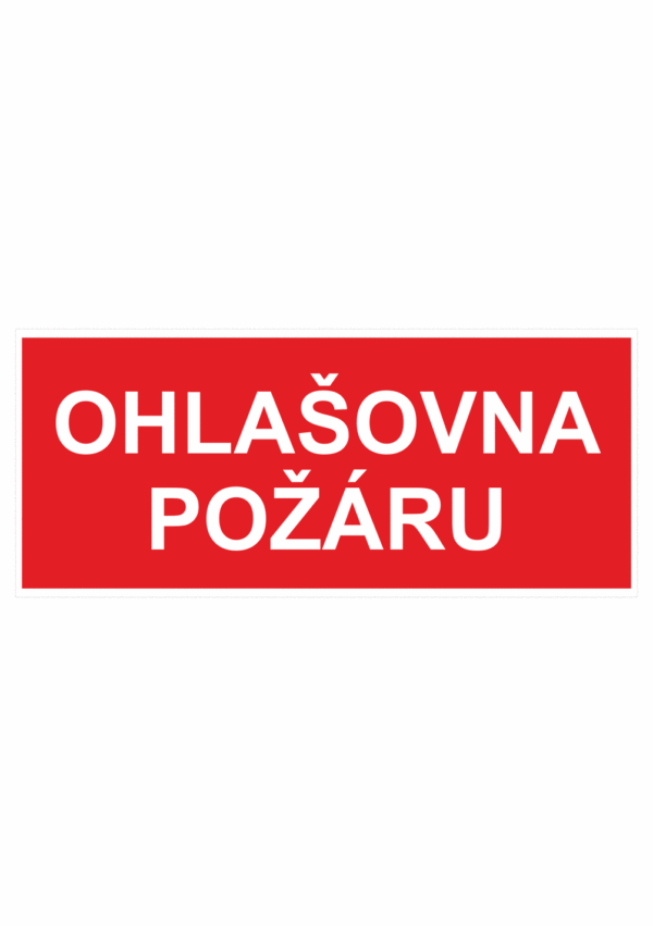 Minisymbol pro DZP a evakuační plány: Ohlašovna požáru - Dokumentace požární ochrany