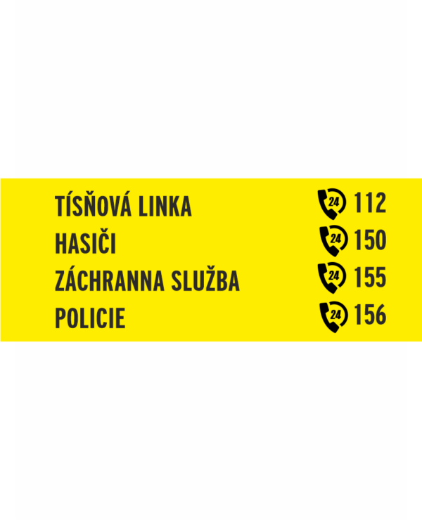 Důležitá telefonní čísla na telefon