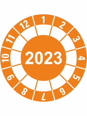 Revizní a kalibrační kolečka - Jednoleté: Revizní kolečko 2023