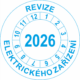 Revizní a kalibrační kolečka - Jednoleté: Revize elektrického zařízení 2026