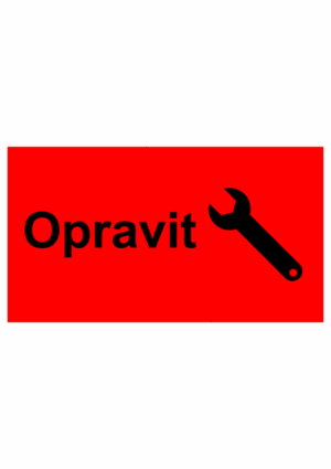 Revizní a kalibrační štítky - Kvalita a organizace: Opravit