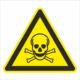 Bezpečnostní značení - Výstražný symbol: Pozor Toxický materiál