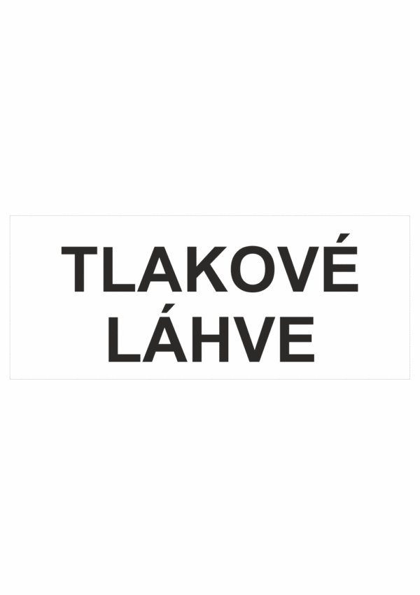 Tlakové láhve