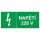 Značení elektro - Značení uzávěrů a vypínačů: Napětí 220 V