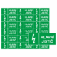 Značení elektro a ESD - Symboly a aršíky: Hlavní jistič (Aršík)