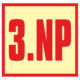 Značení budov - Značení pater: 3. Nadzemní podlaží (Fotoluminiscenční)