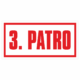 Značení budov - Značení podlaží: 3. Patro