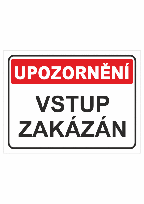 Vstup zakázán