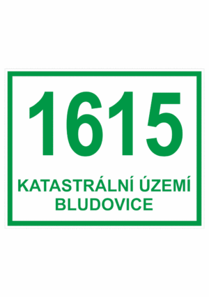 Značení budov - Značení ulic a domů: Číslo evidenční, Číslo + Text (Zelené písmo s bílým podkladem)