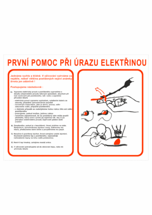 Pravidla první pomoci - První pomoc při úrazu elektřinou