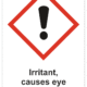 Značení nebezpečných látek a obalů - Symboly GHS s textem: Irritant, causes eye and skin irritation