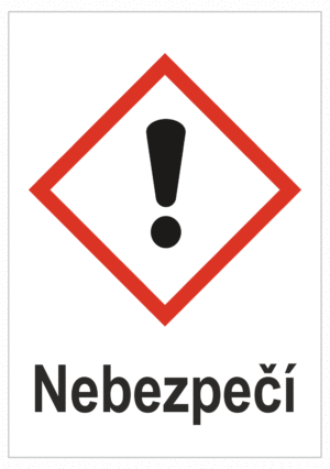 Značení nebezpečných látek a obalů - Symboly GHS Nebezpečí: Dráždivé