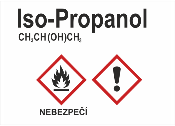 GHS štítek - Iso-Propanol 2