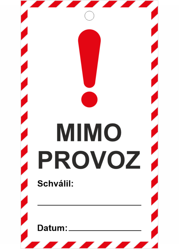 Mimo provoz - závěsná