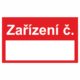Značení potrubí - Značení ventilů: Zařízení číslo (Červená)