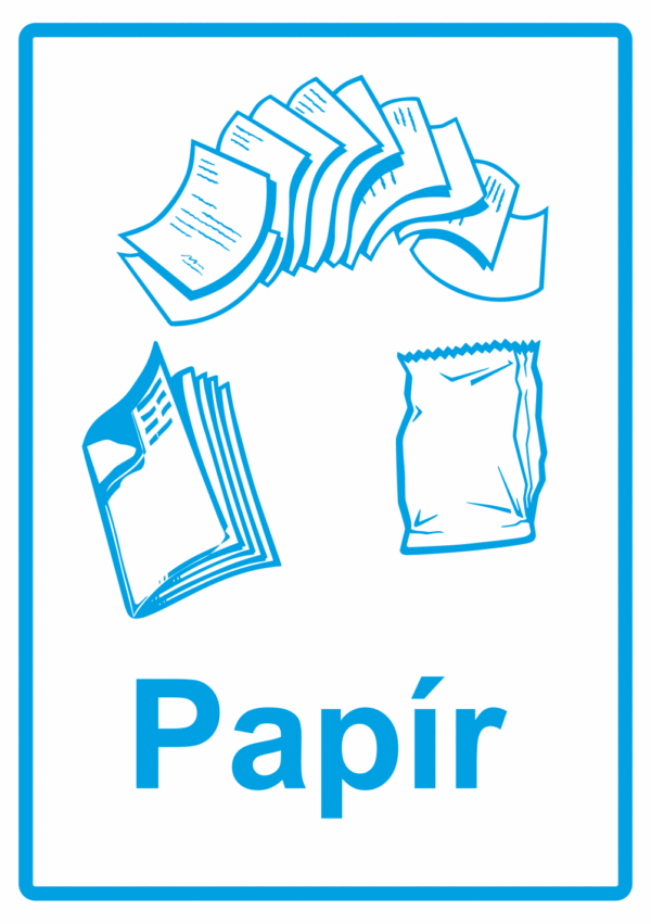 Separovaný odpad -  papír