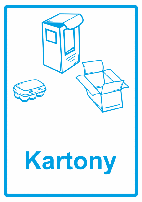 Separovaný odpad - kartony