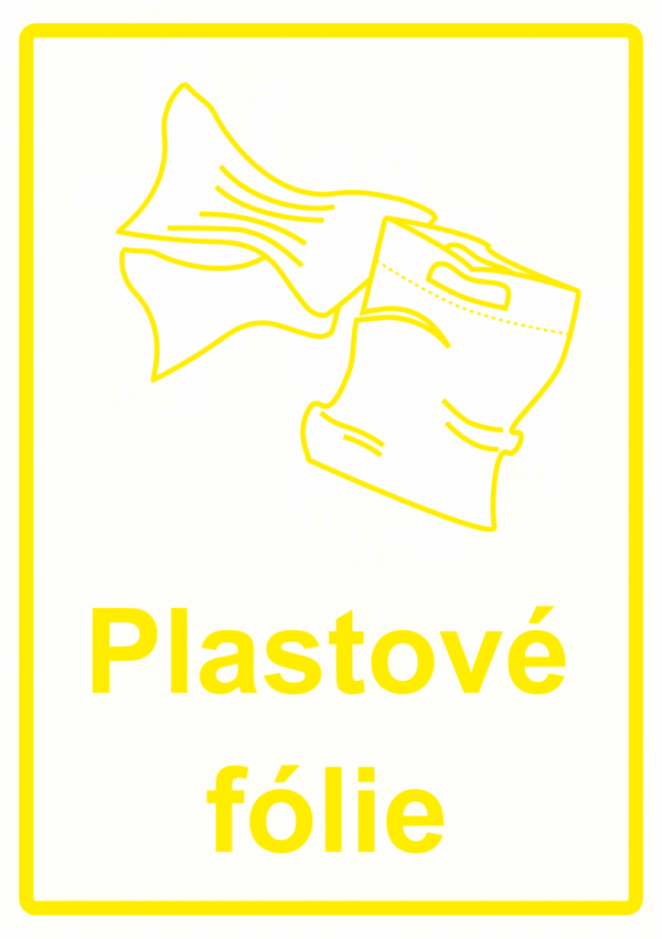Separovaný odpad - plastové fólie