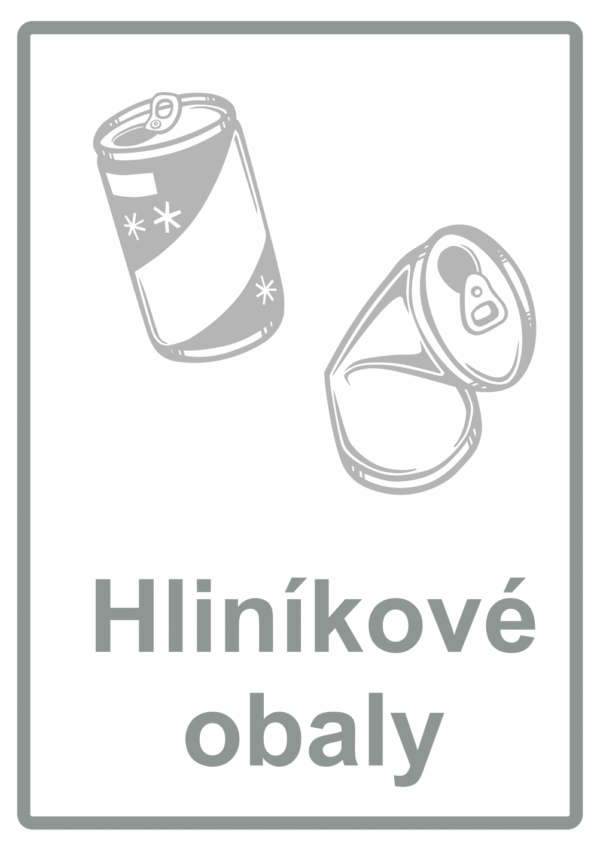 Separovaný odpad - hliníkové obaly