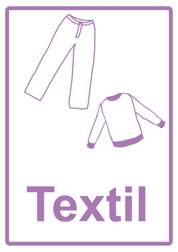 Separovaný odpad - textil