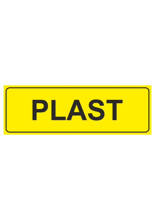 Plast -text bez symbolu