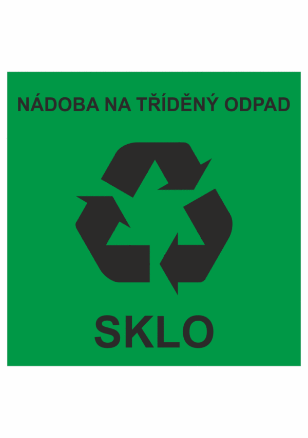 Nádoba na tříděný odpad - sklo