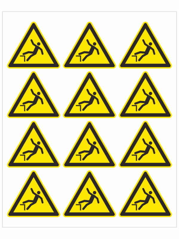 Nebezpečí pádu ISO 7010
