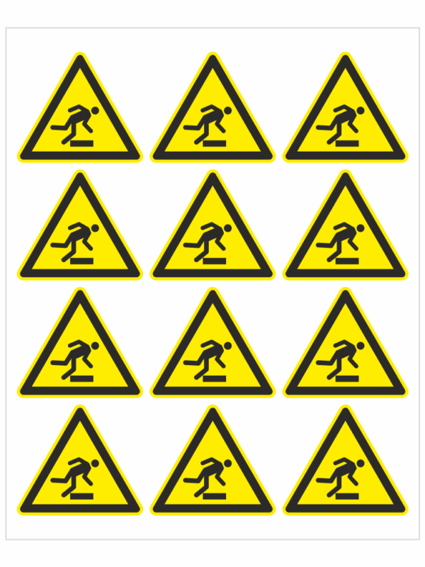Nebezpečí zakopnutí ISO 7010