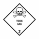 Značení nebezpečných látek a obalů - Symboly ADR: Toxic Gas (ADR Třída 2.2)