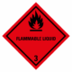Značení nebezpečných látek a obalů - Symboly ADR: Flammable liquid (ADR Třída 3)