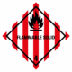 Značení nebezpečných látek a obalů - Symboly ADR: Flammable solid (ADR Třída 4.1)