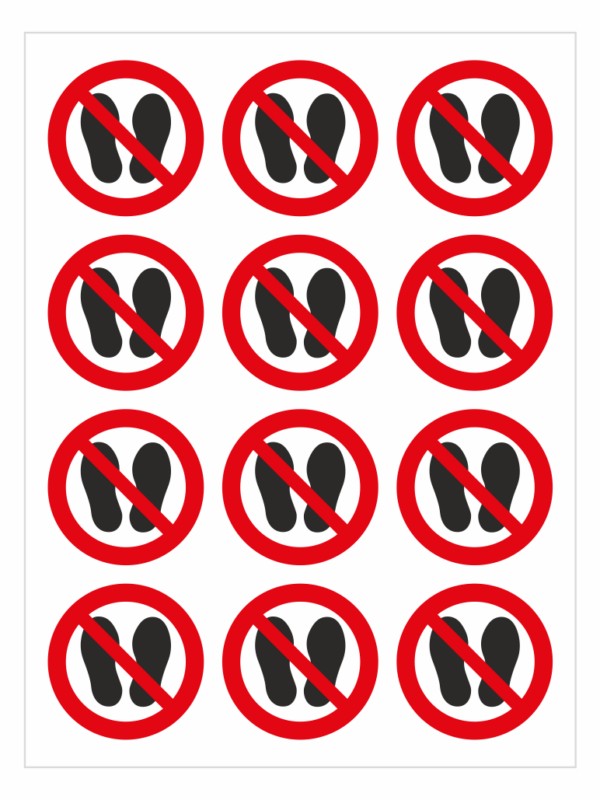 Zákaz vstupu do oblasti ISO 7010