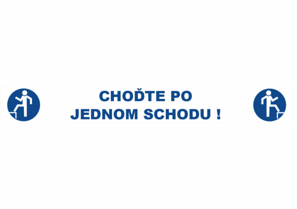 Choďte po jednom schodu
