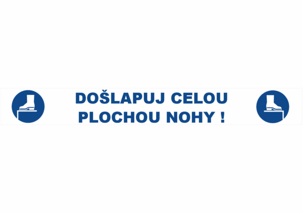 Došlapujte celou nohou