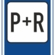 Dopravní značky plechové - Informativní: P+R (IP13d)