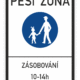 Dopravní značky plechové - Informativní: Pěší zóna (IP27a)