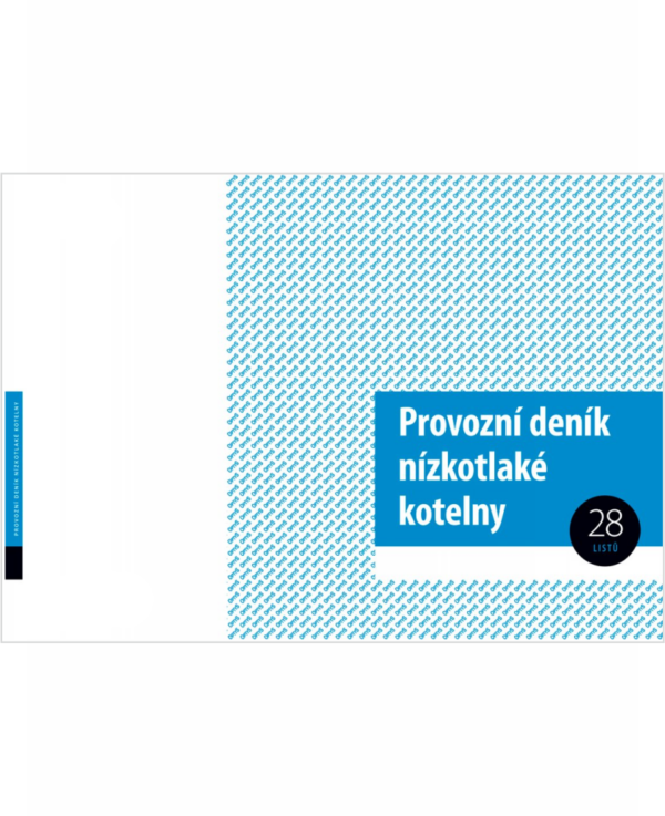 PROVOZNÍ DENÍK NÍZKOTLAKÉ KOTELNY