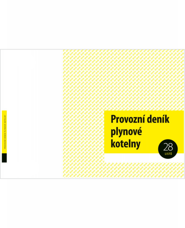 PROVOZNÍ DENÍK PLYNOVÉ KOTELNY