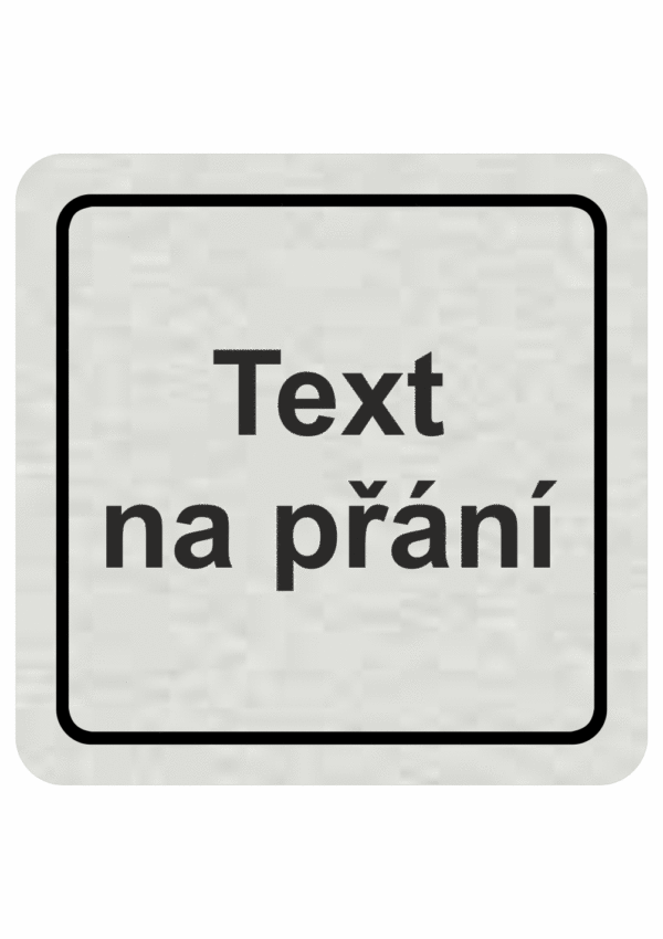 Piktogram - text na přání