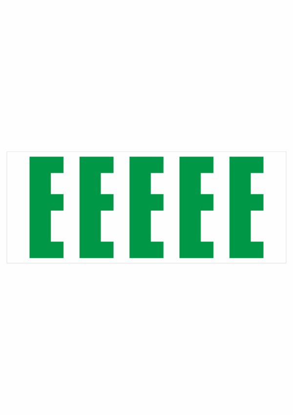 Samolepicí E zelená