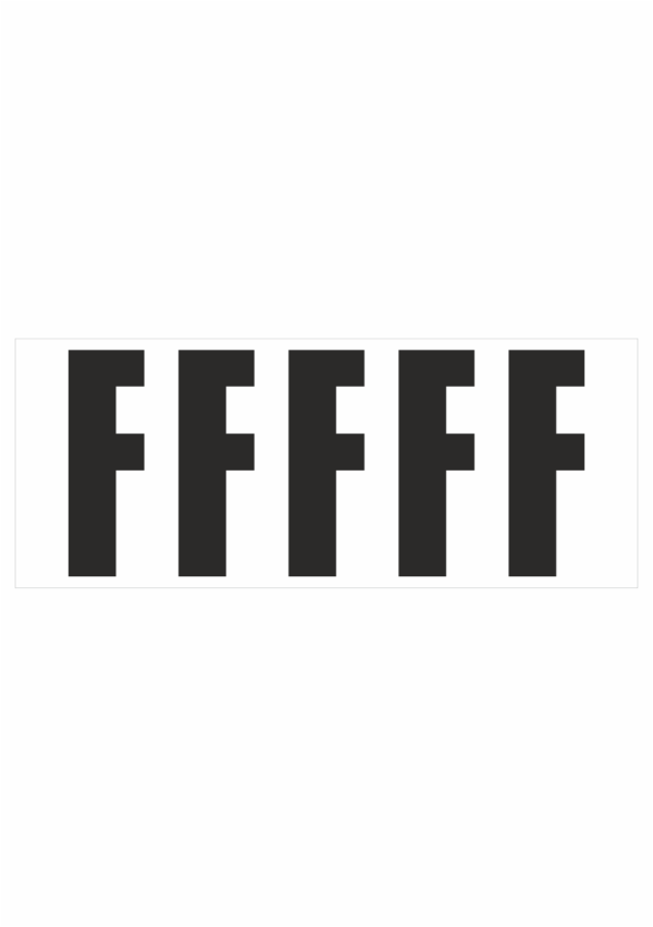 Samolepicí F černá