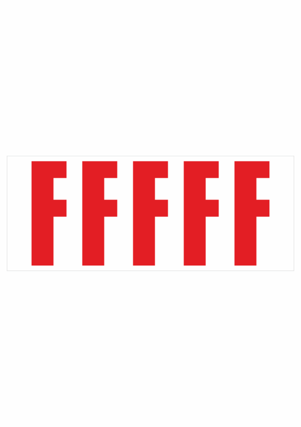 Samolepicí F červená