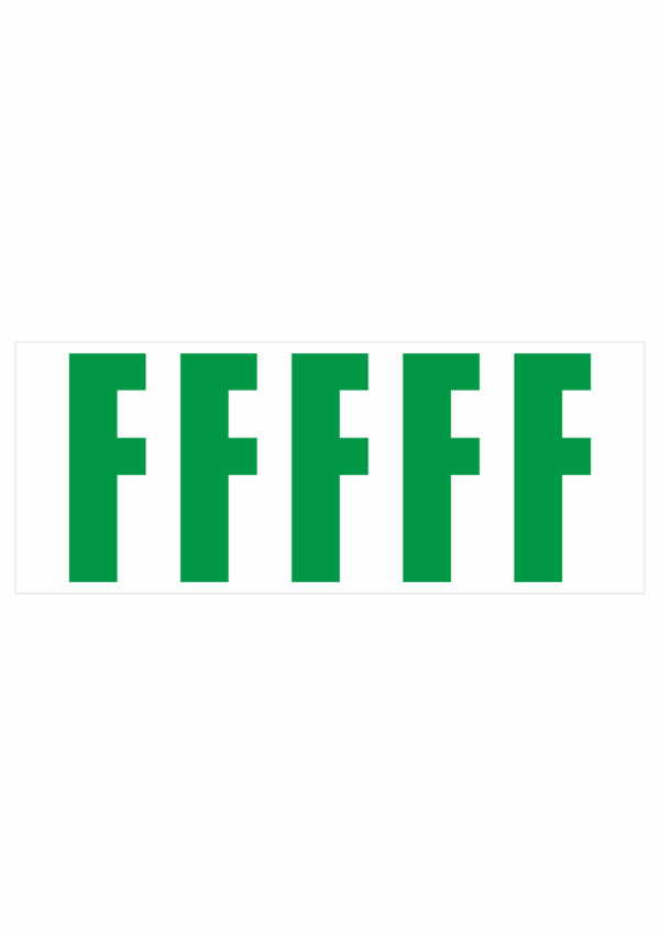 Samolepicí F zelená