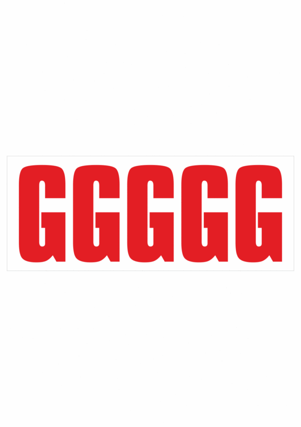 Samolepicí G červená