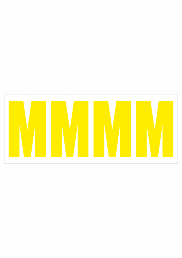 Samolepicí M žlutá