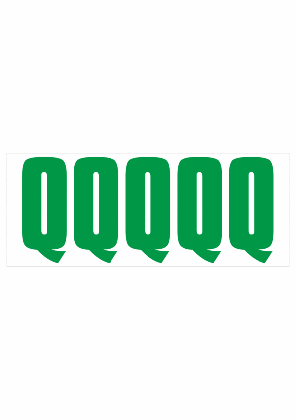Samolepicí Q zelená
